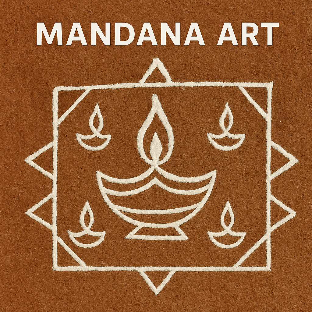 Day 1 of mandana art series