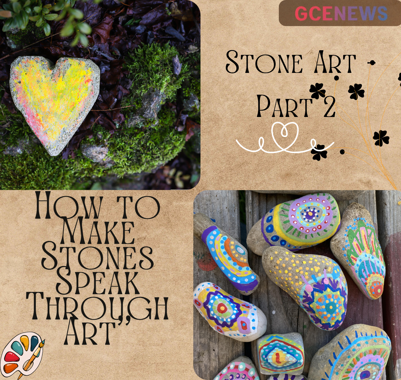 "Stone Art – Part 2 How to Make Stones Speak Through Art"
