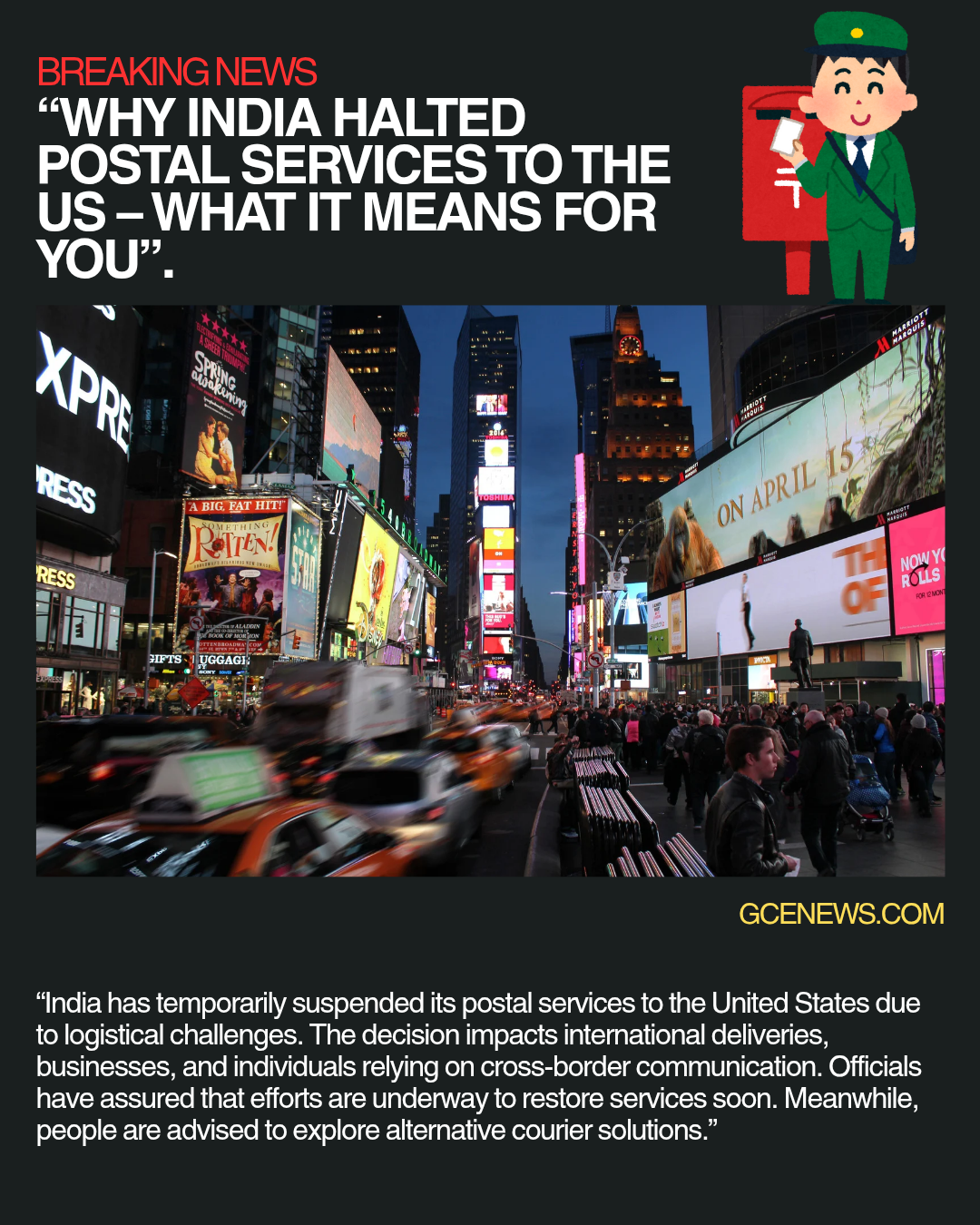 India Suspends Postal Services to the US – What’s Happening &amp;amp; What It Means